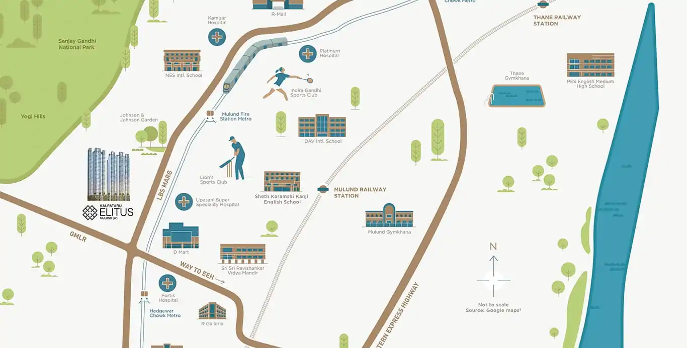 KALPATARU ELITUS location map